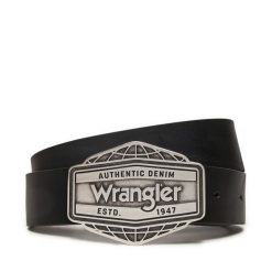 Pasek Męski Wrangler. Czarne paski Wrangler, bez wzorów. Za 199.99 zł.