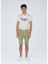 Pepe Jeans Szorty w kolorze khaki rozmiar: W32. Brązowe szorty Pepe Jeans, bez wzorów, z jeansu. Za 131.74 zł.