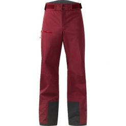 Spodnie narciarskie Haglöfs Alper Poorf. Czerwone spodnie narciarskie i snowboardowe Haglöfs, m, bez wzorów, narciarskie. W wyprzedaży za 1,095.00 zł.