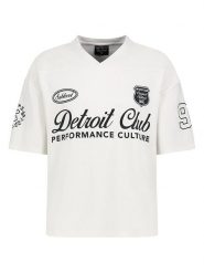 Sublevel Koszulka w kolorze biało-czarnym rozmiar: M. Brązowe bezrękawniki Sublevel, m, bez wzorów, z bawełny, bez kołnierzyka, bez ramiączek. Za 60.99 zł.