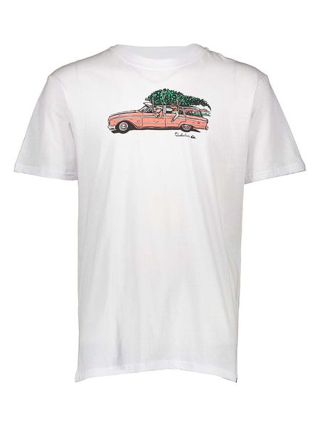 Quiksilver Koszulka w kolorze białym rozmiar: XL. Białe bezrękawniki Quiksilver, xl, bez wzorów, bez kołnierzyka, bez ramiączek. Za 48.16 zł.