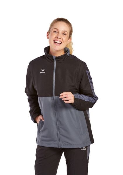 Kurtka Erima Six Wings. Czarne kurtki Erima, xl, bez wzorów, z materiału, z kapturem. Za 295.60 zł.
