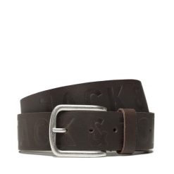 Pasek Męski Jack&Jones. Brązowe paski Jack&Jones, bez wzorów. Za 79.99 zł.