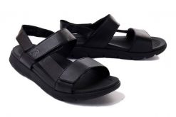RIEKER REVOLUTION 20800-00 black, sandały męskie. Czarne sandały Rieker, bez zapięcia. Za 179.95 zł.