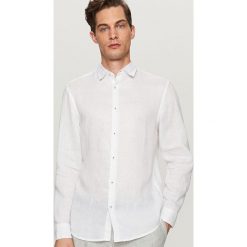 Lniana koszula regular fit - Biały. Koszule marki Reserved. Za 139.99 zł.