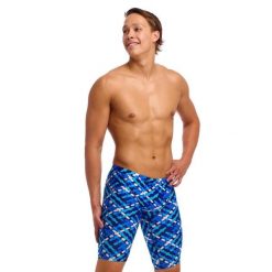 Spodenki do pływania Jammery Funky Trunks Under Over. Niebieskie szorty Funky Trunks, m, bez wzorów, sportowe. Za 219.00 zł.