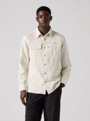 Levi's Koszula - Comfort fit - w kolorze kremowym rozmiar: L. Brązowe koszule Levi's®, l, bez wzorów, z bawełny, bez kołnierzyka, bez ramiączek. Za 150.95 zł.