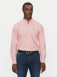 BOSS Koszula H-Roan 50521996 Różowy Slim Fit. Czerwone koszule Boss, l, bez wzorów, z bawełny, bez kołnierzyka, bez ramiączek. Za 339.99 zł.