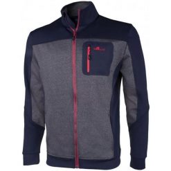 Bluza męska Erco Bork Niebiesko-szara Mel Blue. Niebieskie bluzy bez kaptura MERCO, m, bez wzorów, bez kaptura. Za 88.17 zł.