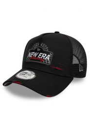 New Era Czapka z daszkiem Motosport 60595296 Czarny. Czarne czapki z daszkiem New Era, bez wzorów, z bawełny. Za 99.99 zł.