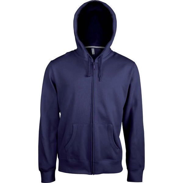 Bluza z kapturem na zamek błyskawiczny Kariban. Szare bluzy z kapturem KARIBAN, xl, bez wzorów, z bawełny, z kapturem. Za 219.00 zł.