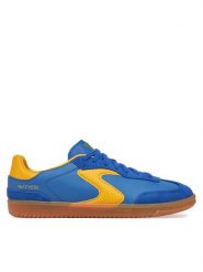 Skechers Sneakersy Hotshot - Roaver 254152/BLYL Niebieski. Niebieskie buty sportowe casual Skechers, bez wzorów, ze skóry, bez zapięcia. Za 179.99 zł.