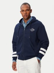 Tommy Hilfiger Bluza Nautical MW0MW43184 Granatowy Regular Fit. Niebieskie bluzy Tommy Hilfiger, l, bez wzorów, z bawełny, bez kaptura. Za 649.99 zł.