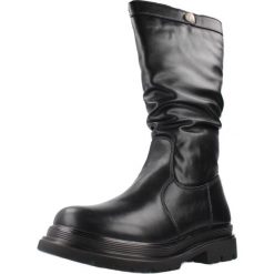 Buty ASSO AG17632 Czarny. Czarne buty trekkingowe ASSO, bez wzorów, z syntetyku, bez zapięcia. Za 254.08 zł.