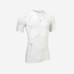 Podkoszulek do koszykówki krótki rękaw unisex NBA Tarmak 900 bez szwów. Białe podkoszulki TARMAK, xl, bez wzorów, z materiału, bez ramiączek. Za 89.99 zł.