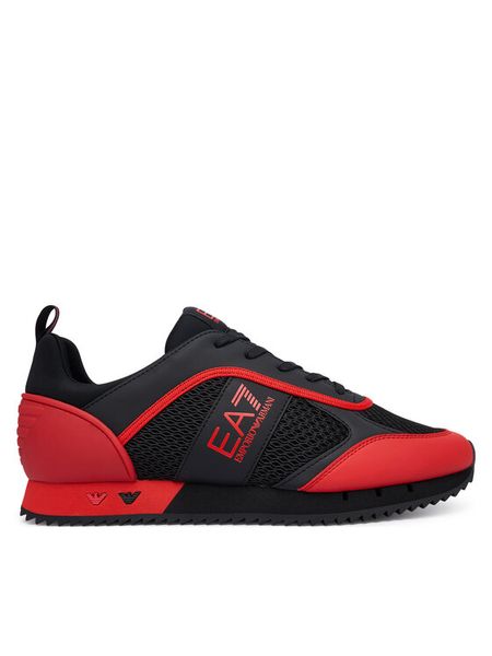 EA7 Emporio Armani Sneakersy 7X000334 AF18610 MZ916 Czarny. Czarne buty sportowe casual EA7 Emporio Armani, bez wzorów, ze skóry, bez zapięcia. Za 884.99 zł.