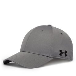 Czapka z daszkiem Under Armour. Szare czapki z daszkiem Under Armour, bez wzorów. Za 99.99 zł.