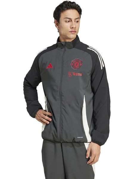 Adidas Kurtka sportowa w kolorze szarym rozmiar: L. Szare kurtki outdoor i hardshell Adidas, l, bez wzorów, bez kaptura. Za 136.13 zł.