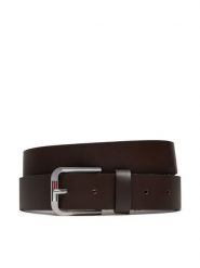 Tommy Jeans Pasek Męski Austin 3.5 AM0AM12338 Brązowy. Brązowe paski Tommy Jeans, bez wzorów, z jeansu. Za 119.99 zł.