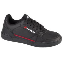 Buty męskie sportowe trampki Lotto NANDU. Czarne buty sportowe casual Lotto, m, bez wzorów, bez zapięcia. Za 95.00 zł.
