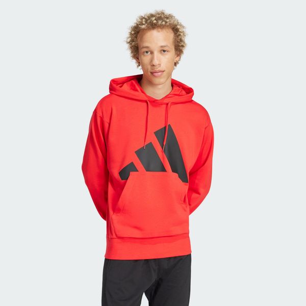 Bluza z kapturem Essentials Big Logo French Terry. Czarne bluzy Adidas, s, bez wzorów, z materiału, z kapturem. Za 249.00 zł.