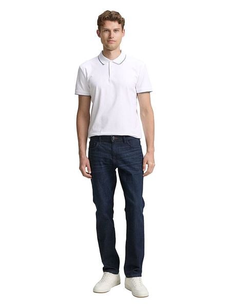 Tom Tailor Koszulka polo w kolorze białym rozmiar: XL. Białe koszulki polo Tom Tailor, xl, bez wzorów, z bawełny, bez kołnierzyka, bez ramiączek. Za 89.88 zł.