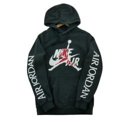 Second life - Nike bluza męska z kapturem Jumpman - Stan dobry. Czarne bluzy z kapturem Nike, l, bez wzorów, z materiału, z kapturem. Za 97.94 zł.