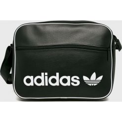 Adidas Originals - Torba. Czarne torby na ramię marki adidas Originals, w paski, z bawełny. W wyprzedaży za 159.90 zł.