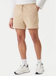 Tommy Jeans Szorty sportowe DM0DM21931 Beżowy Regular Fit. Brązowe krótkie spodenki sportowe Tommy Jeans, m, bez wzorów, z bawełny. Za 126.99 zł.