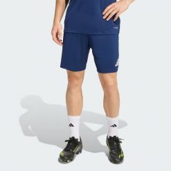 Szorty Entrada26. Białe szorty Adidas, bez wzorów, klasyczne, z standardowym stanem. Za 79.95 zł.