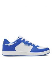 Kappa Sneakersy Logo Malone 4 341R5DW-A1U Biały. Białe buty sportowe casual Kappa, bez wzorów, ze skóry, bez zapięcia. Za 139.99 zł.