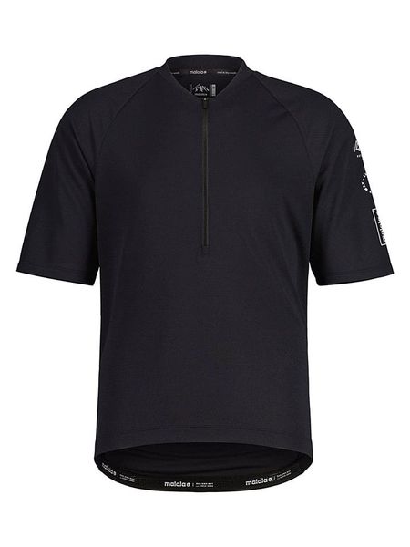 Maloja Koszulka kolarska "SpiazzoM." w kolorze czarnym rozmiar: M. Czarne t-shirty sportowe Maloja, bez wzorów, z materiału, bez ramiączek, rowerowe. Za 152.98 zł.