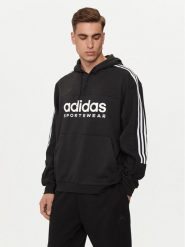 Adidas Bluza House of Tiro IV8126 Czarny Loose Fit. Czarne bluzy Adidas, l, bez wzorów, z bawełny, bez kaptura. Za 199.99 zł.