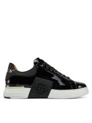 PHILIPP PLEIN Sneakersy SAES USC0667 PLE010 Czarny. Czarne buty sportowe casual Philipp Plein, bez wzorów, ze skóry, bez zapięcia. Za 1,839.00 zł.