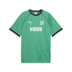 Męska koszulka piłkarska PUMA Sport Pinnacle PUMA. Zielone t-shirty sportowe Puma, bez wzorów, bez ramiączek, do biegania. Za 149.00 zł.