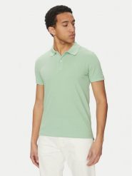 Geox Polo M5511B T3240 F3274 Zielony Regular Fit. Zielone koszulki polo Geox, m, bez wzorów, z bawełny, bez kołnierzyka, bez ramiączek. Za 129.99 zł.