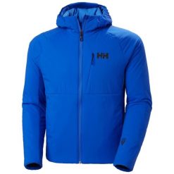 Izolacyjna kurtka trekkingowa z kapturem, elastyczna Helly Hansen Odin 2.0. Niebieskie kurtki Helly Hansen, bez wzorów, z kapturem. Za 828.99 zł.