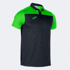 Koszulka polo do tenisa męska Joma Hobby II. Czarne koszulki polo Joma, m, bez wzorów, bez kołnierzyka, bez ramiączek. W wyprzedaży za 129.30 zł.
