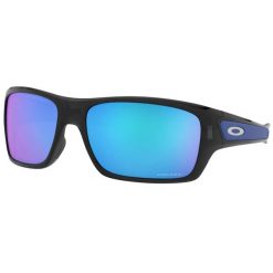 Męskie okulary przeciwsłoneczne Oakley® Turbine w kolorze niebieskim. Czarne okulary przeciwsłoneczne Oakley. Za 807.00 zł.