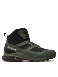 Dolomite Trekkingi Nibelia High GORE-TEX 420072 Zielony. Zielone botki sznurowane Dolomite, bez wzorów, z gore-texu, bez obcasa, bez zapięcia. Za 839.99 zł.