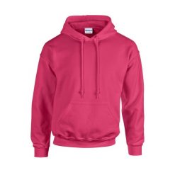 Bluza Z Kapturem Dla Dorosłych Unisex Heavy Blend. Czerwone bluzy GILDAN, m, bez wzorów, z kapturem. Za 73.99 zł.