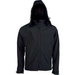 Kurtka Kariban Softshell À Capuche Amovible. Niebieskie kurtki KARIBAN, m, bez wzorów, z elastanu, bez kaptura. Za 280.10 zł.