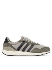 Adidas Sneakersy Run 60S 4.0 JQ6098 Szary. Szare buty do biegania Adidas, bez wzorów, ze skóry, bez zapięcia. Za 259.99 zł.