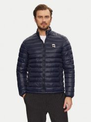KARL LAGERFELD Kurtka puchowa 505710 551590 Granatowy Regular Fit. Niebieskie kurtki KARL LAGERFELD, m, bez wzorów, z puchu, bez kaptura. Za 589.99 zł.