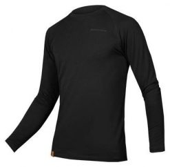 Podkoszulek z długim rękawem Endura BaaBaa. Czarne podkoszulki ENDURA, xl, bez wzorów, z syntetyku, bez ramiączek. Za 420.99 zł.