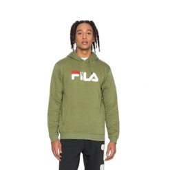 Bluza z kapturem Fila Barumini. Zielone bluzy z kapturem Fila, m, bez wzorów, z kapturem. Za 257.10 zł.