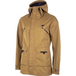 Parka miejska męska KUM206 - złoty. Kurtki przeciwdeszczowe marki 4F. Za 349.99 zł.