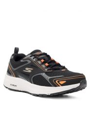 Skechers Sneakersy GO RUN CONSISTENT 220034 BKOR Czarny. Czarne buty do biegania Skechers, bez wzorów, z materiału, bez zapięcia. Za 219.99 zł.