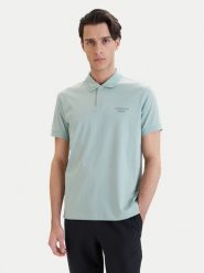 BOSS Polo PS Spirit70 50559801 Zielony Regular Fit. Zielone koszulki polo Boss, m, bez wzorów, z bawełny, bez kołnierzyka, bez ramiączek. Za 609.99 zł.