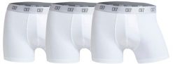 Bokserki sportowe męskie CR7 Cristiano Ronaldo (3-pack). Białe bokserki CR7 Cristiano Ronaldo, m, bez wzorów, z bawełny. Za 172.20 zł.